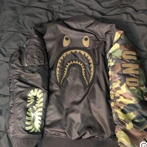 Bape Undefeated Camo Bomber Jacket
